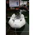 (CE) aluminum floor folded pvc material rubber boat